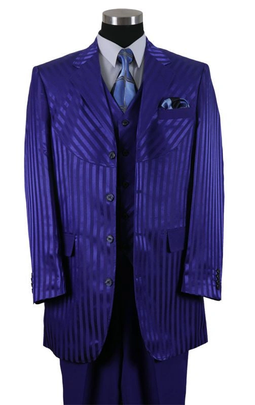 Milano Moda Men’s Blue Suit – Sharp Style, Effortless Confidence.